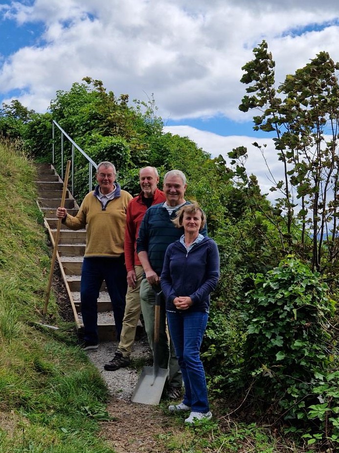 steps after with some volunteers